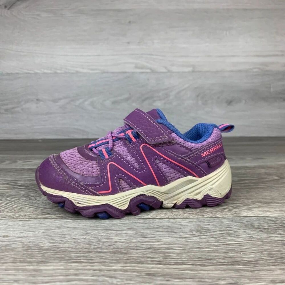 Purple Hiking Trail Slip-on shoes toddler/girls size 6M